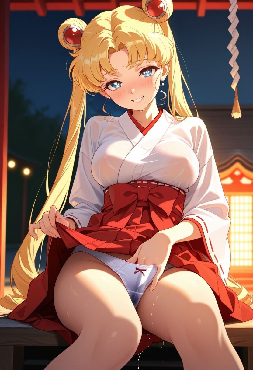 もしも。。。このキャラが巫女だったら〜月野う〇ぎ〜 画像10