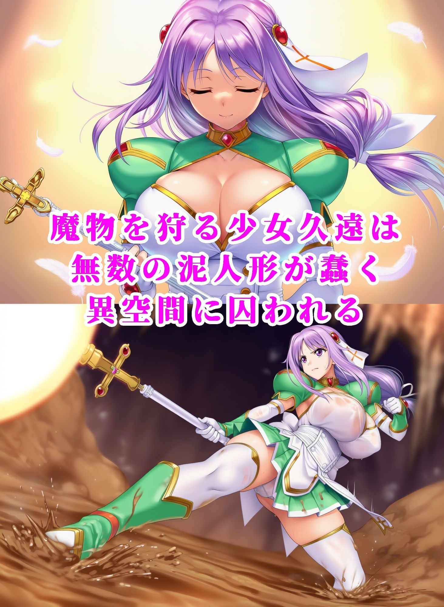 神聖天使クオンVS泥女 〜淫辱のマゾ調教・エナドレ泥石化〜 画像1