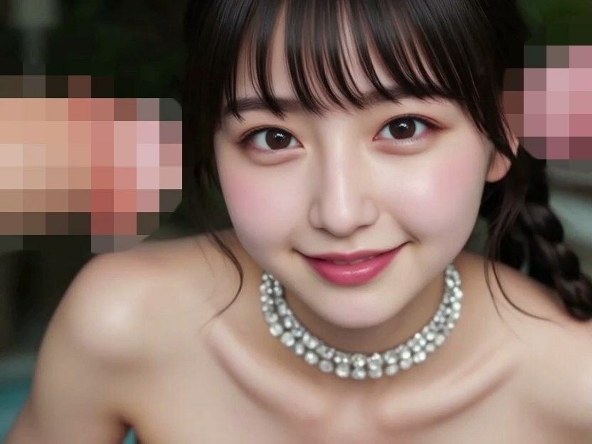 アイドルの笑顔に大量顔射プールサイド撮影会 サンプル2