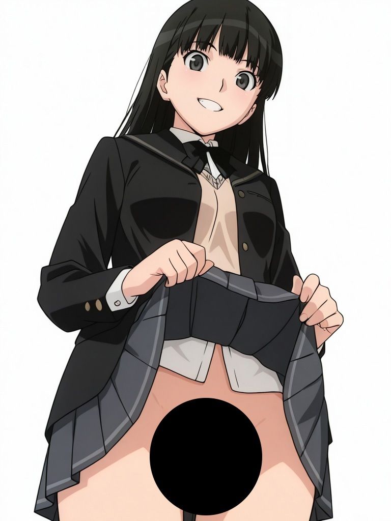 『ア●ガミSS』ヒロイン脱がしてみた ムキムキ色黒モブがヤリたい放題 スマホでも見やすい縦型 シチュエーション＆クオリティ厳選済み480枚！ 画像2