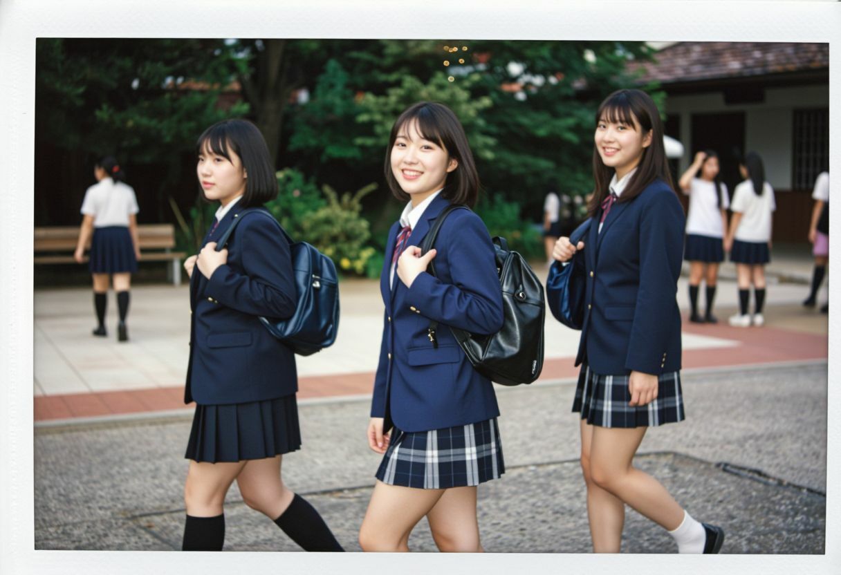 平成初期の女学生 サンプル2
