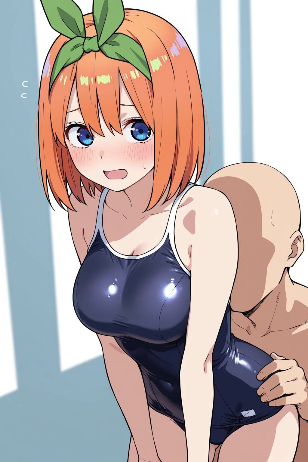スク水姿の四葉がエロカワ過ぎたので連れ込んで生ハメしました 画像3