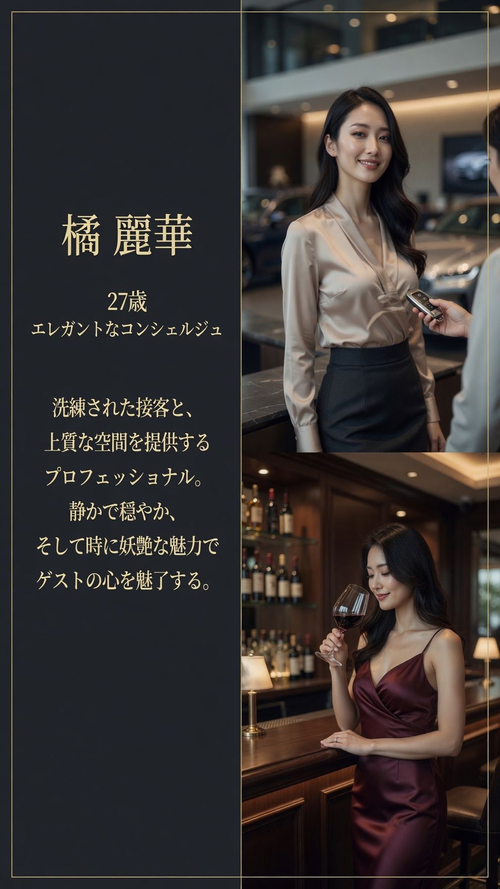 私のお仕事図鑑_ディーラーコンシェルジュ橘麗華 d_782429 PTNSKS45 サンプル画像3