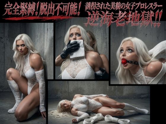 完全緊縛！脱出不可能！誘拐された美貌の女子プロレスラー逆海老地獄！！