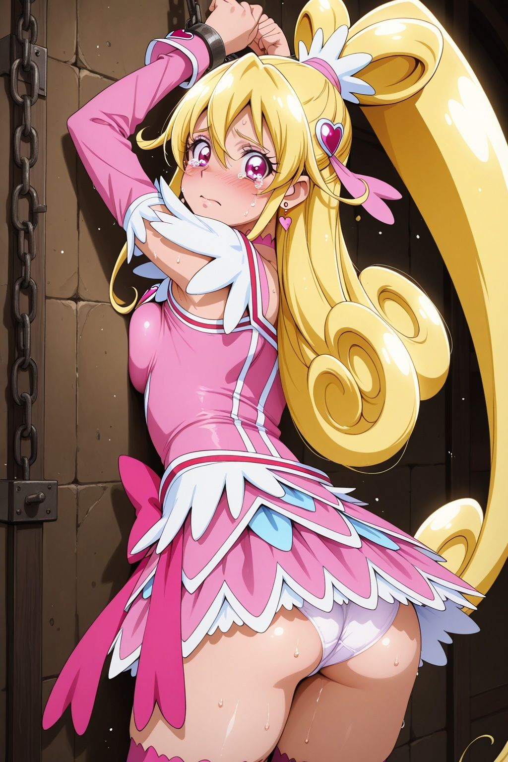 プ○キュアお仕置き!拘束されたC.ハート 画像3