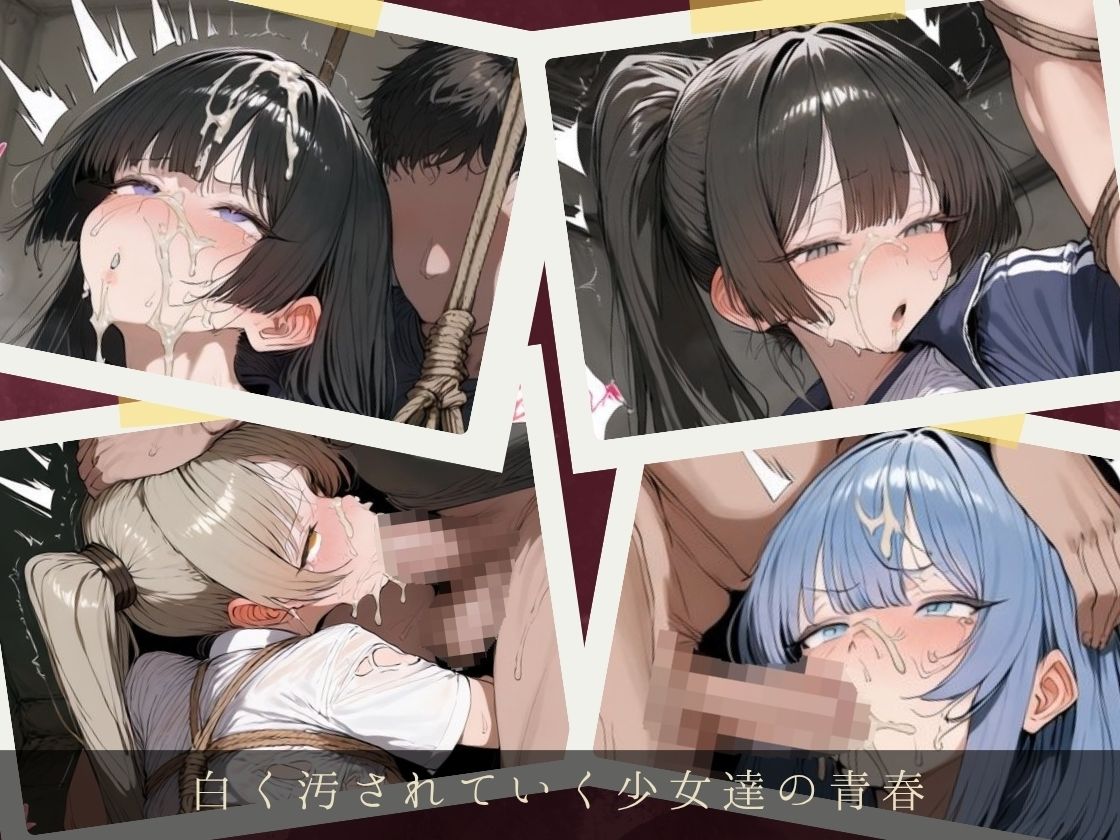 拘束ぶっかけ肉便器〜純真な少女たちが白濁の悦びに溺れるまで〜_6