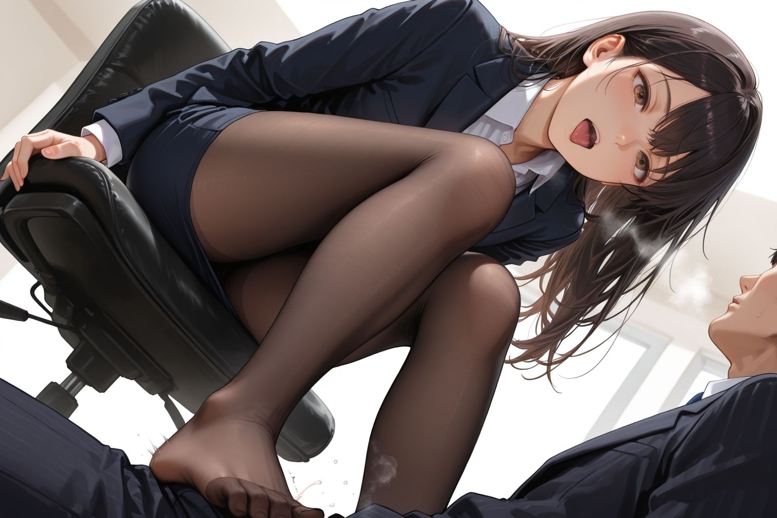 M先生を足コキ 中出しできない変態教師の性癖_8