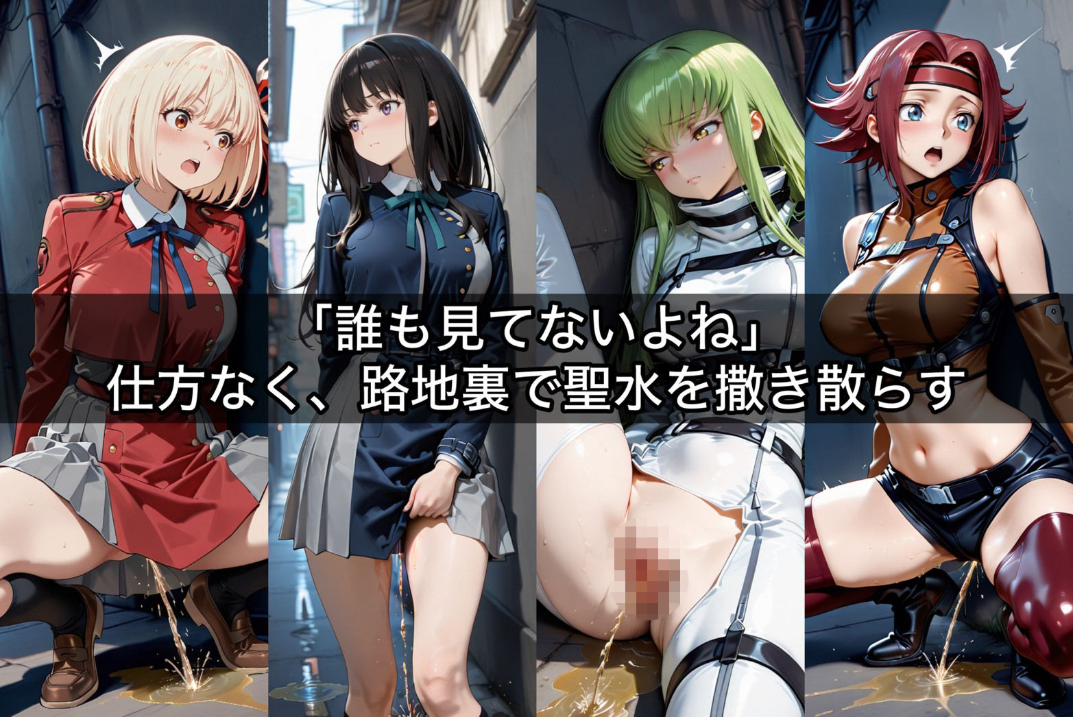 お漏らししちゃっただけなのに  秘密組織経編 画像4