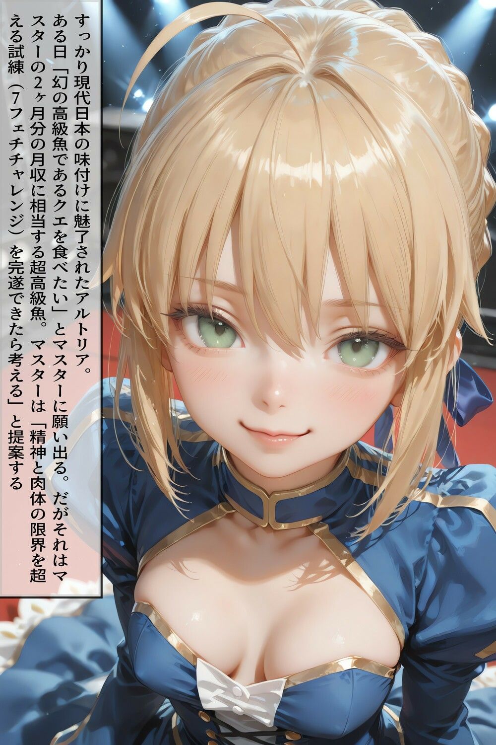 腹ペコ王の受難? 幻の高級魚と七つの淫らな試練 【FGO】【500枚】 画像1