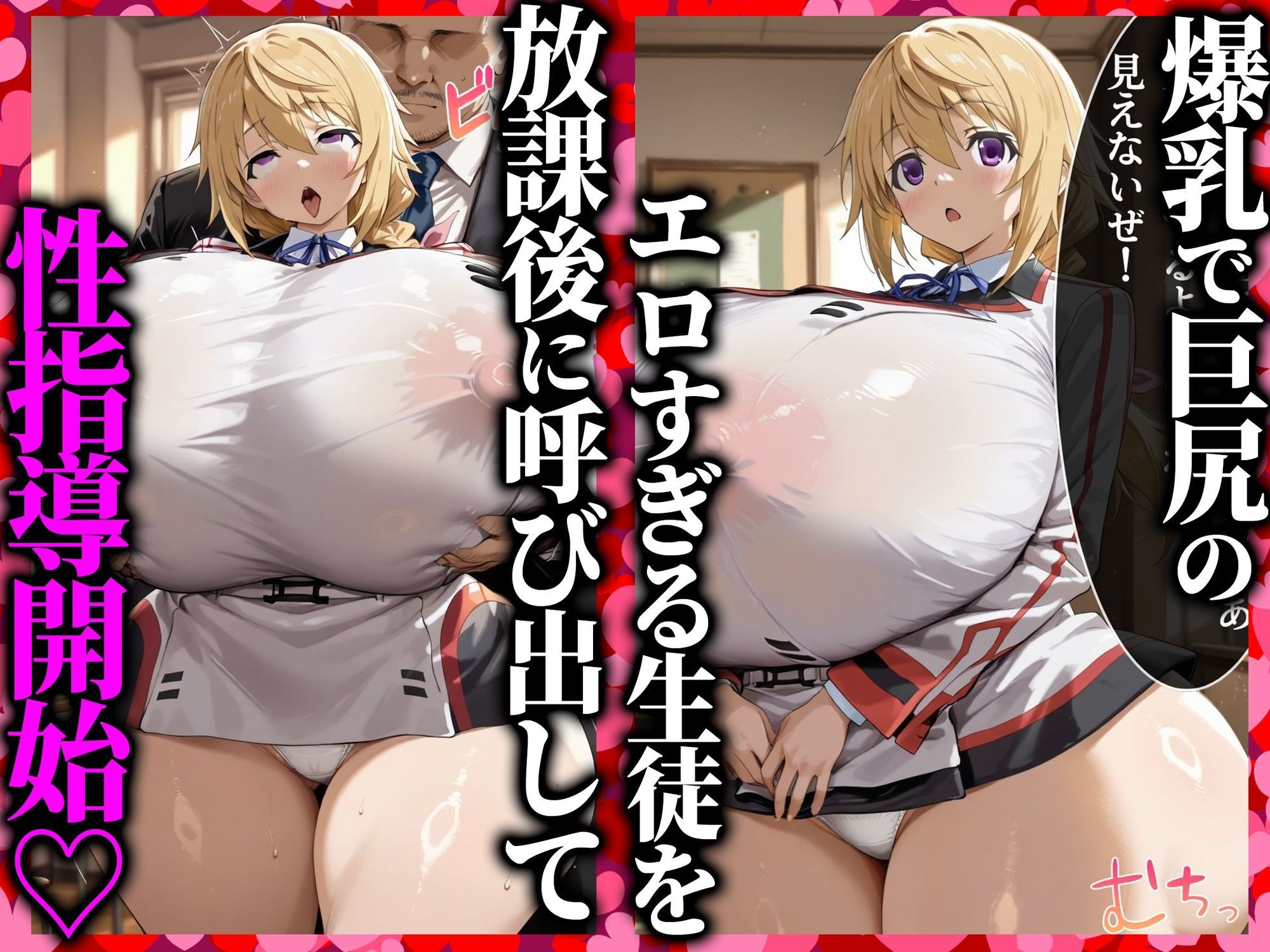 【シャルロッ〇・デュノア編】乳がデカすぎる教え子を放課後レ〇プ！セックス中毒になった彼女を巨根の〇隷にさせた結果… サンプル1