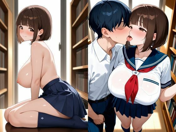 女子校生性記録  ー霧島ゆめかー  図書館編 サンプル3