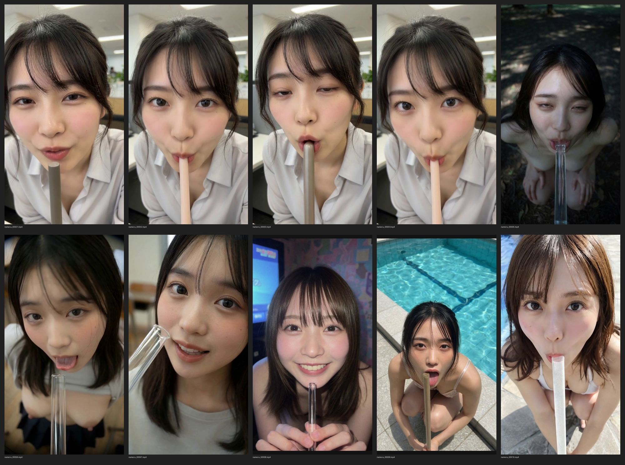 疑似フェラ・ペロペロ＋おまけ  ソフトエロ単発動画集 約8分 画像1