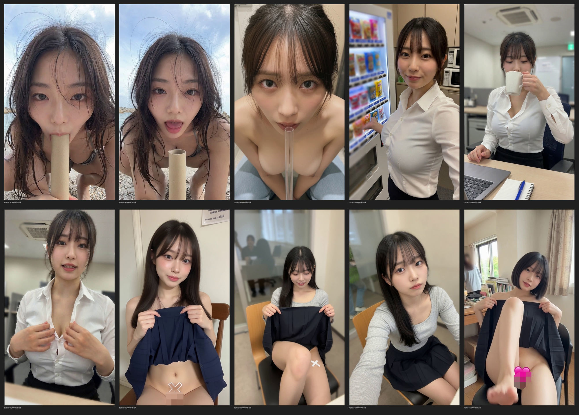 疑似フェラ・ペロペロ＋おまけ  ソフトエロ単発動画集 約8分 画像4