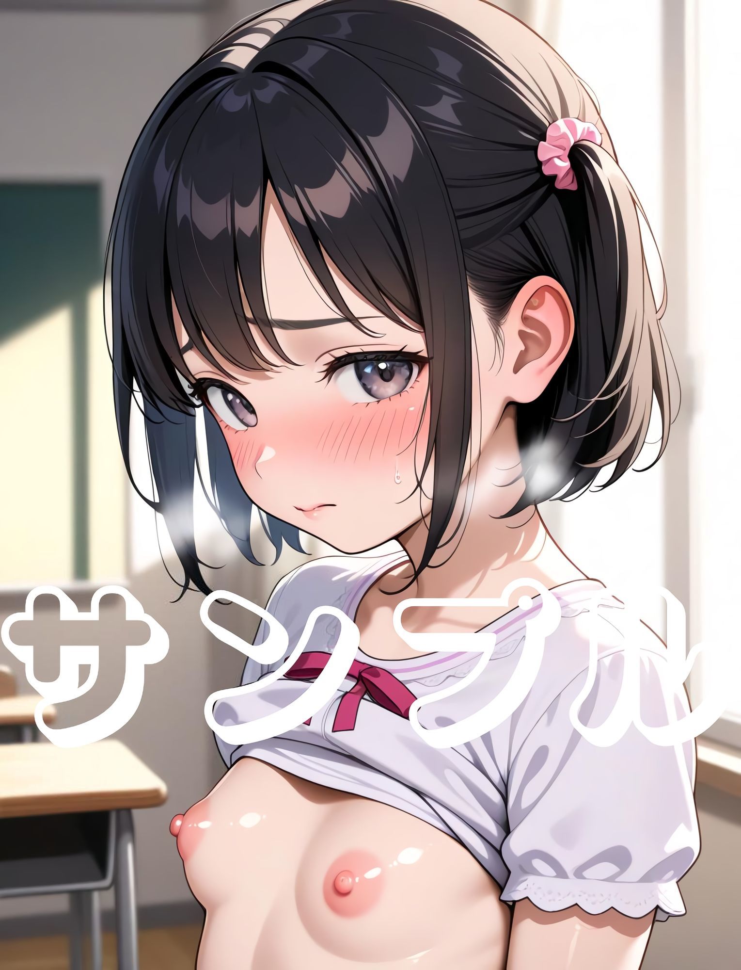 女の子のエッチな絵  プチ  1巻  無垢な女の子のツンと上向きおっぱい_4