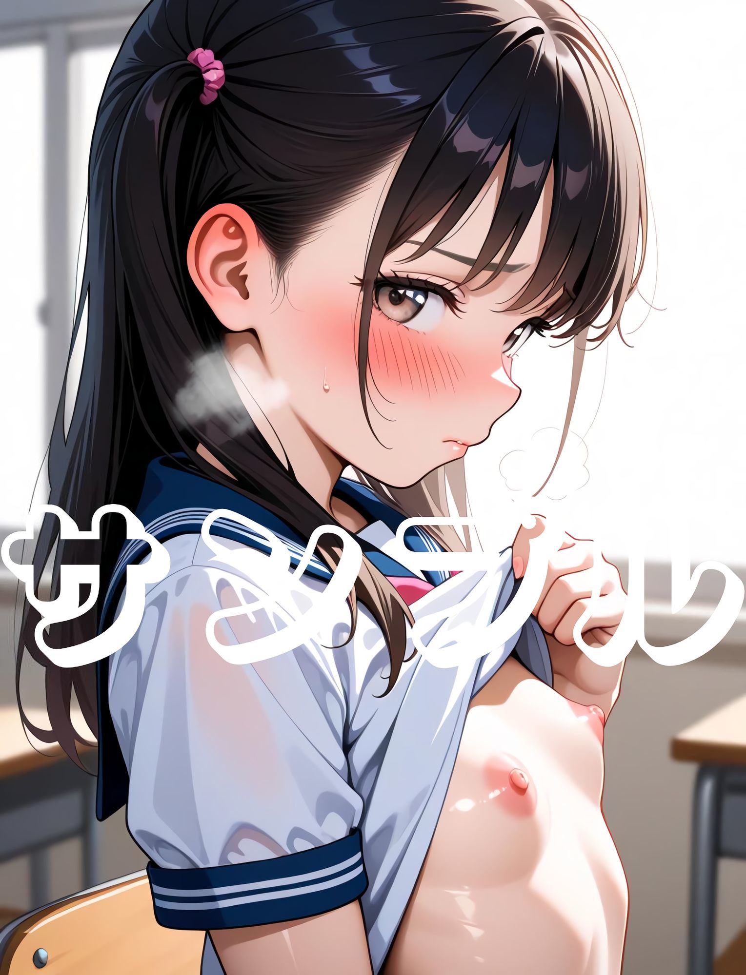 女の子のエッチな絵  プチ  1巻  無垢な女の子のツンと上向きおっぱい_5