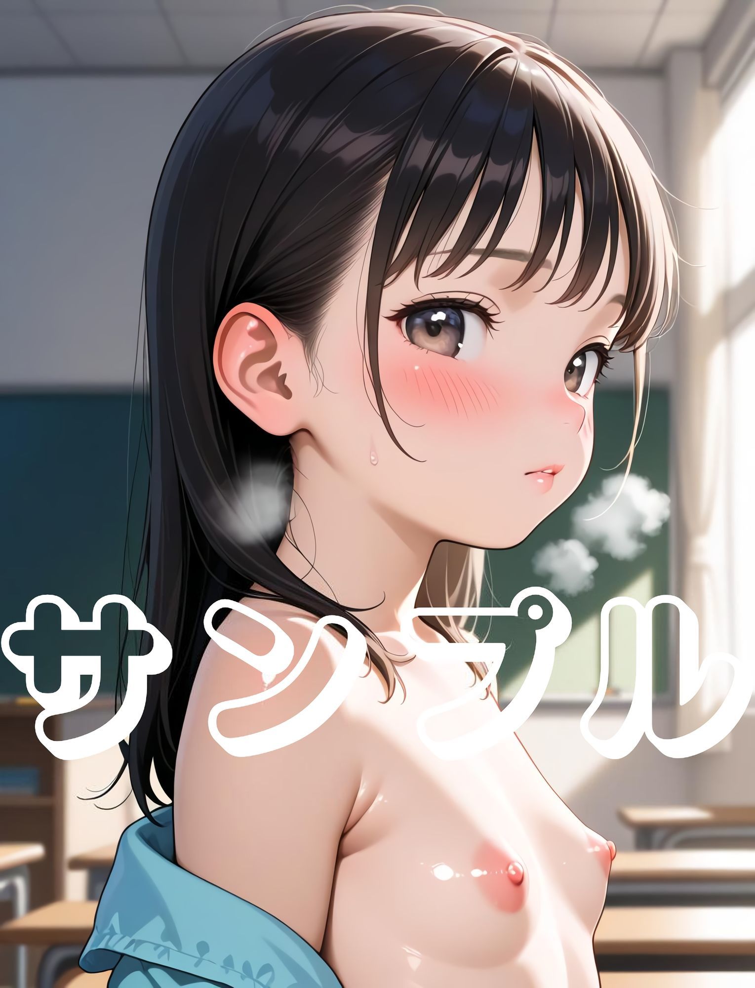 女の子のエッチな絵  プチ  1巻  無垢な女の子のツンと上向きおっぱい_7