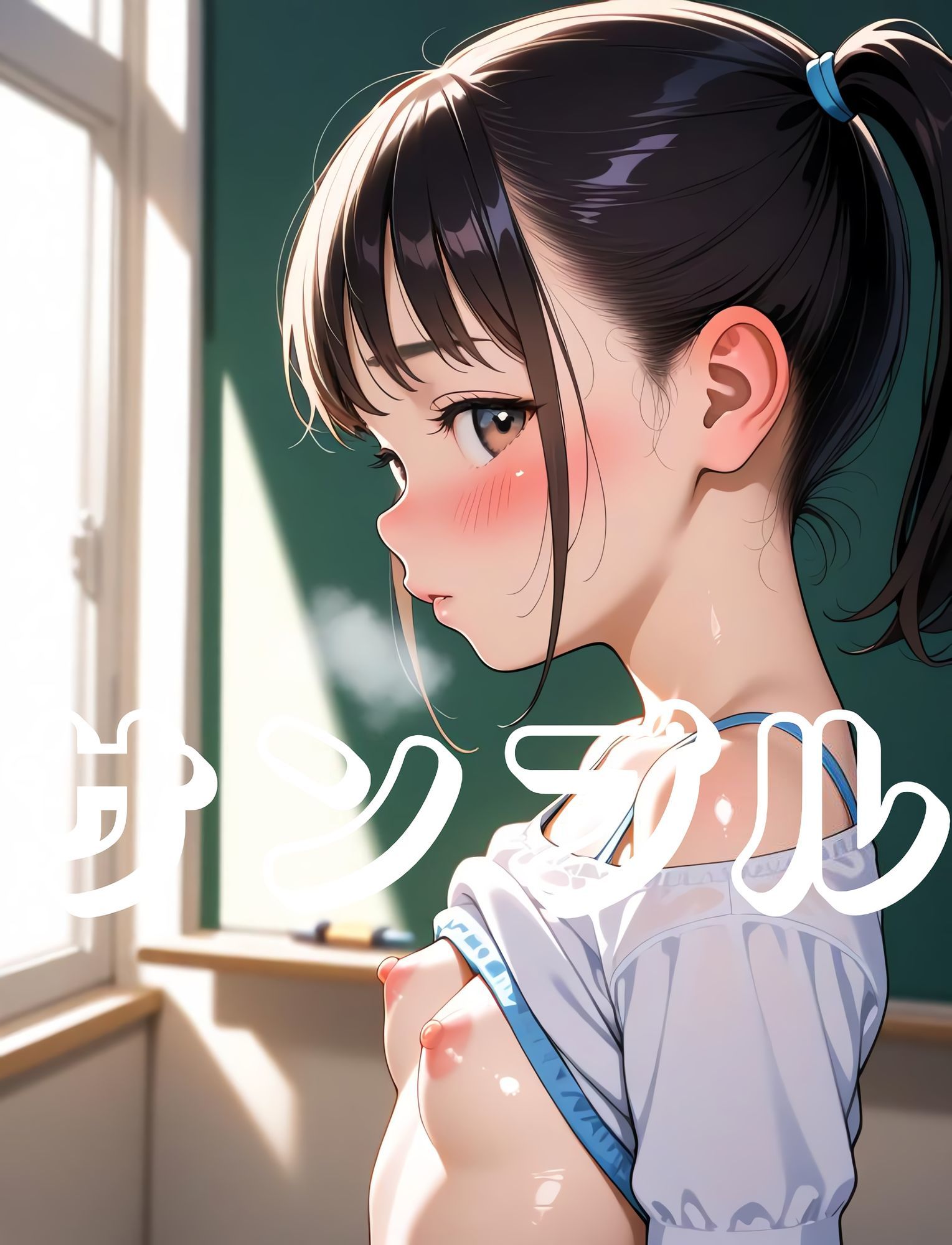 女の子のエッチな絵  プチ  1巻  無垢な女の子のツンと上向きおっぱい_8