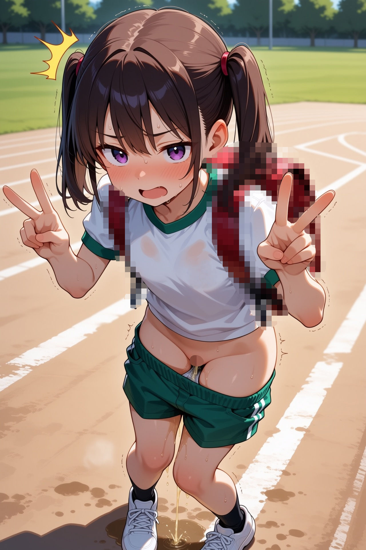 嫌がっている女の子に目の前でおしっこさせてみた サンプル5