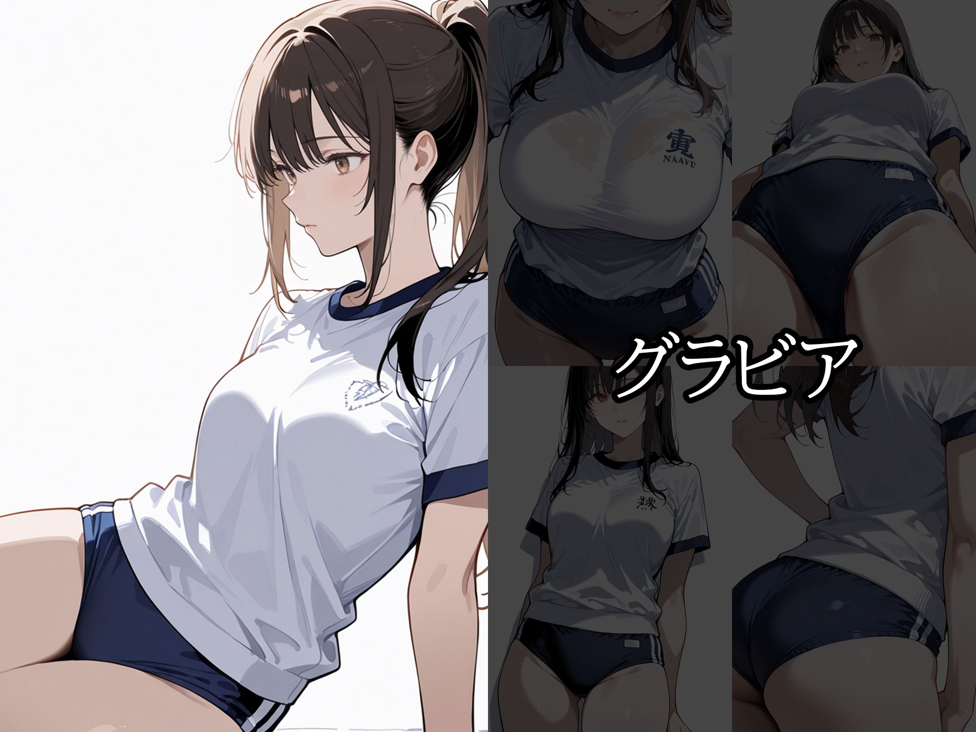ブルマ 体操着 着衣エッチ_4