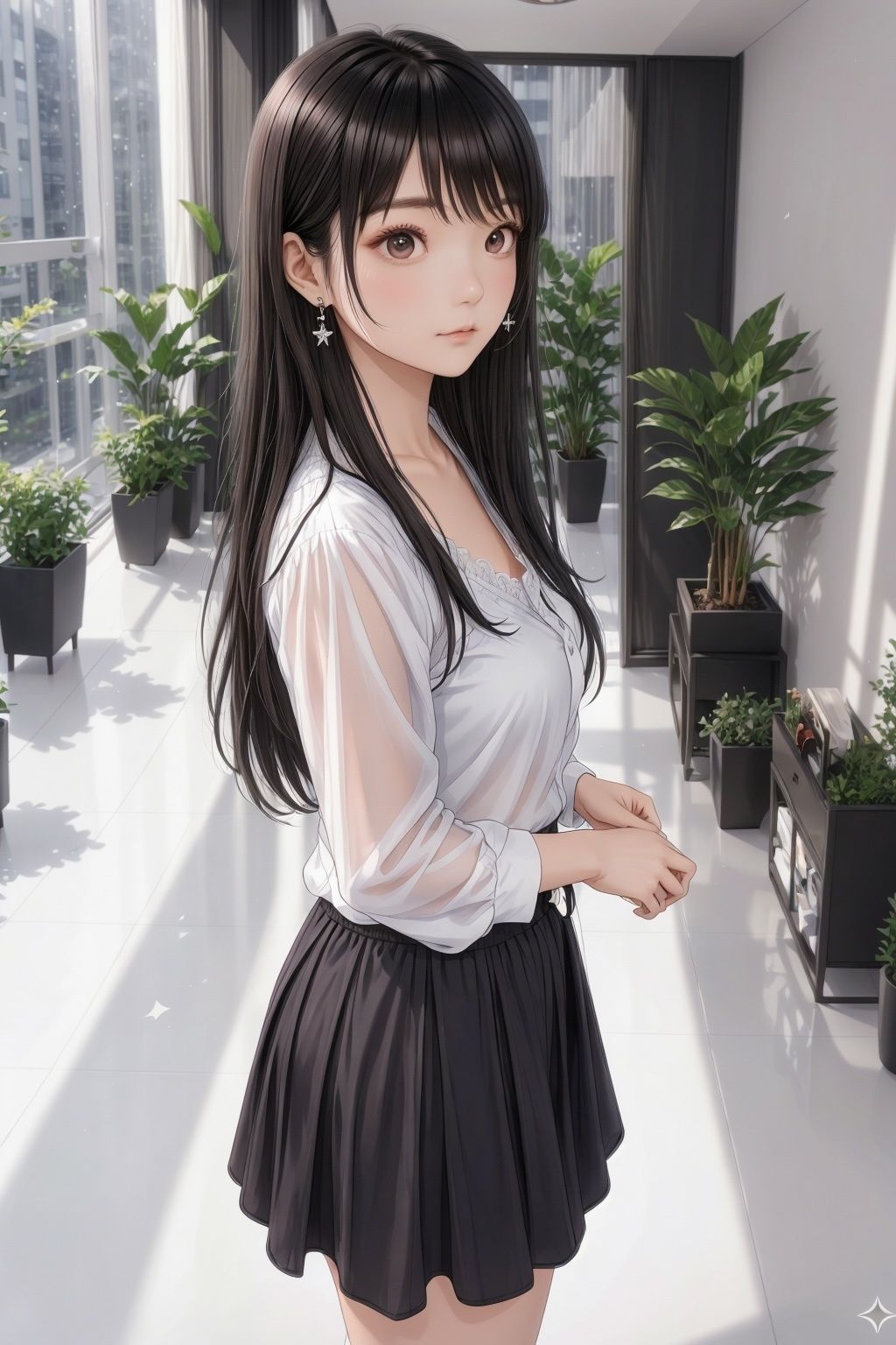 夜に溶ける清楚 ―一ノ瀬桜子、秘密の解放― 画像1