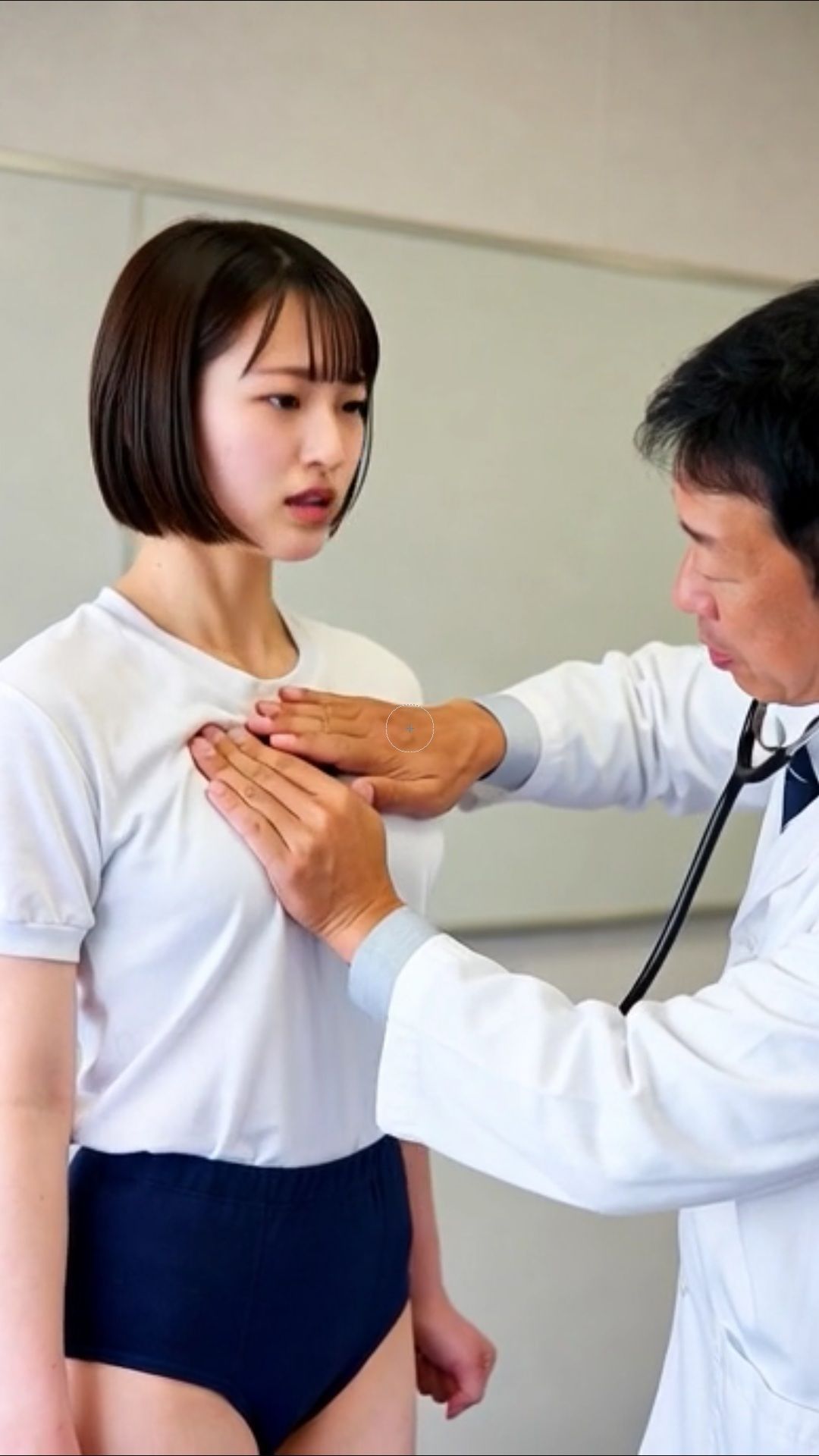 制服JK 恐怖の内科検診4 セクハラを受ける女子学生 エロ医者のイタズラ パンティ ブラジャー 画像2