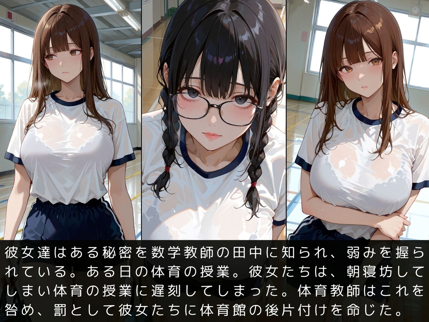 放課後の性指導〜禁断の記録〜体育館編 Vol.3 サンプル4