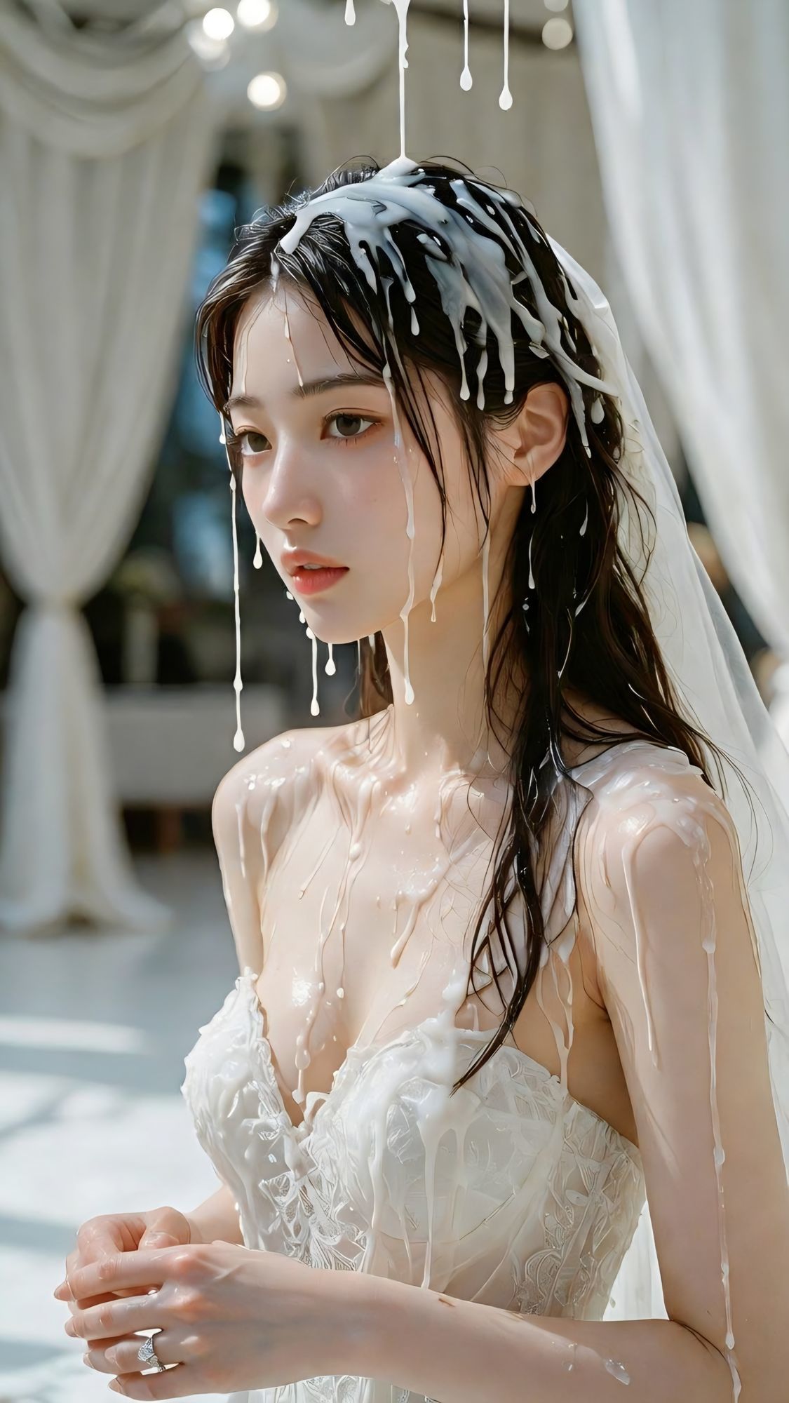ウェディングドレス姿な13人の美女達 サンプル4