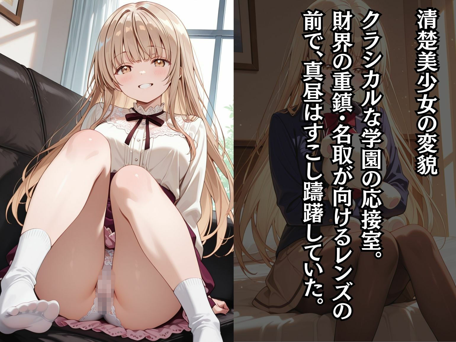 学園のアイドル様の枕営業体験記録 -椎名〇昼の場合- 画像2