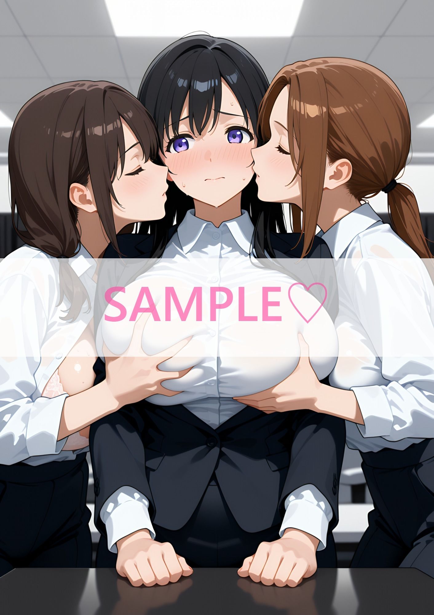 巨乳ハーレム！就活生のおっぱい採用試験 〜会社説明会で一番エッチな娘が内定もらうまで〜 画像4