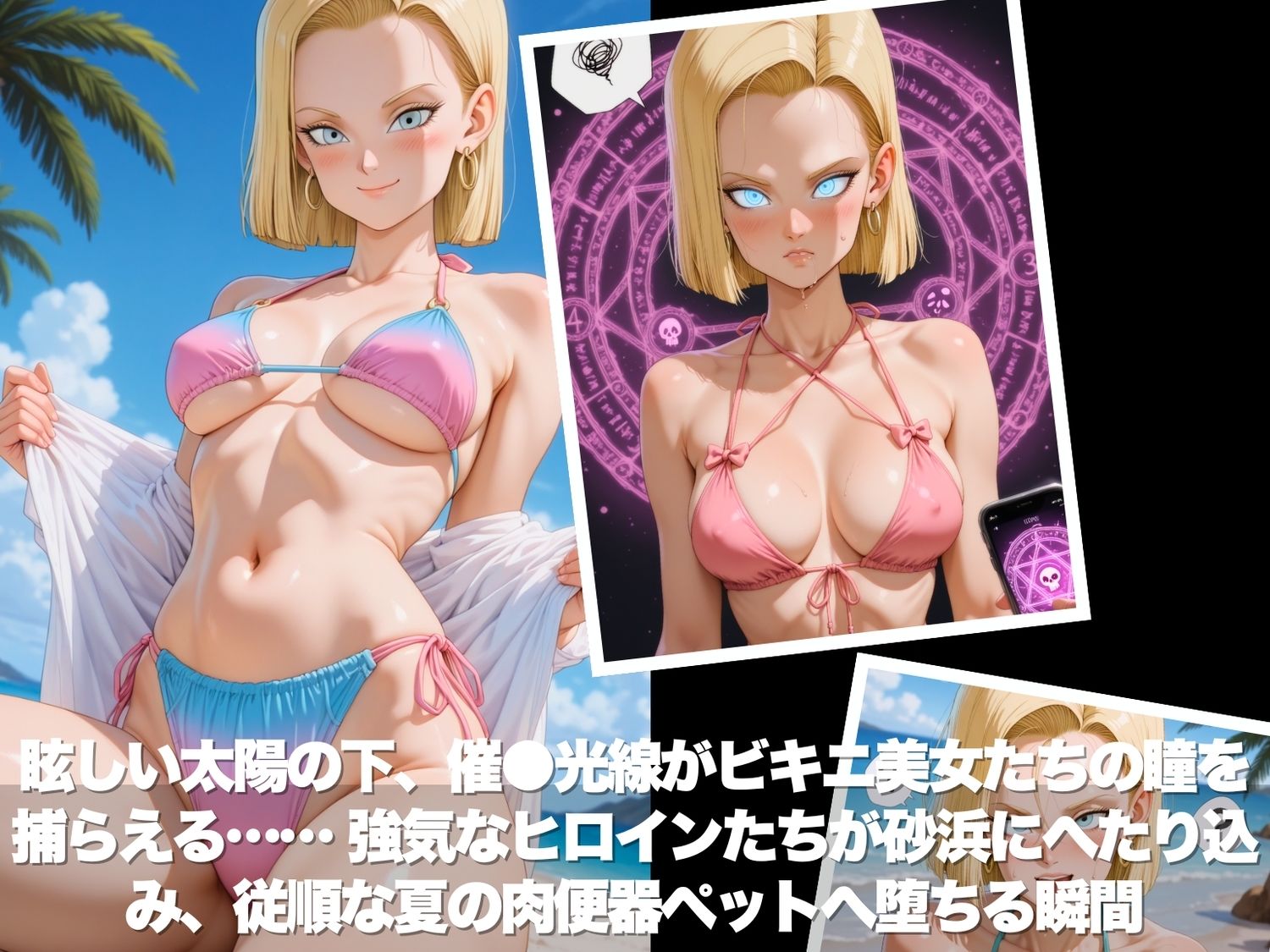 真夏の海辺で堕ちて  〜おじさんの虜になって妊娠するまで〜  ドラゴ●ボール 編 画像2