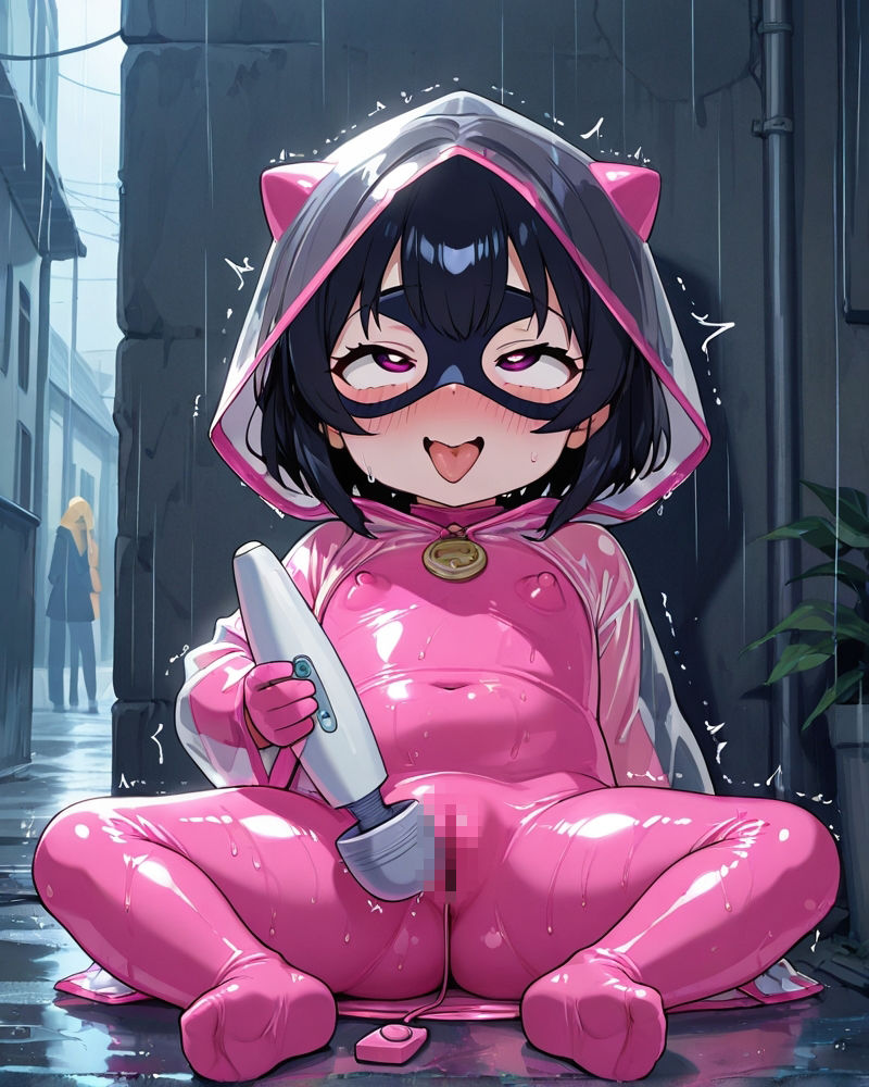 雨の秘密 〜ミニマムラバー少女の半透明露出オナニー〜_11