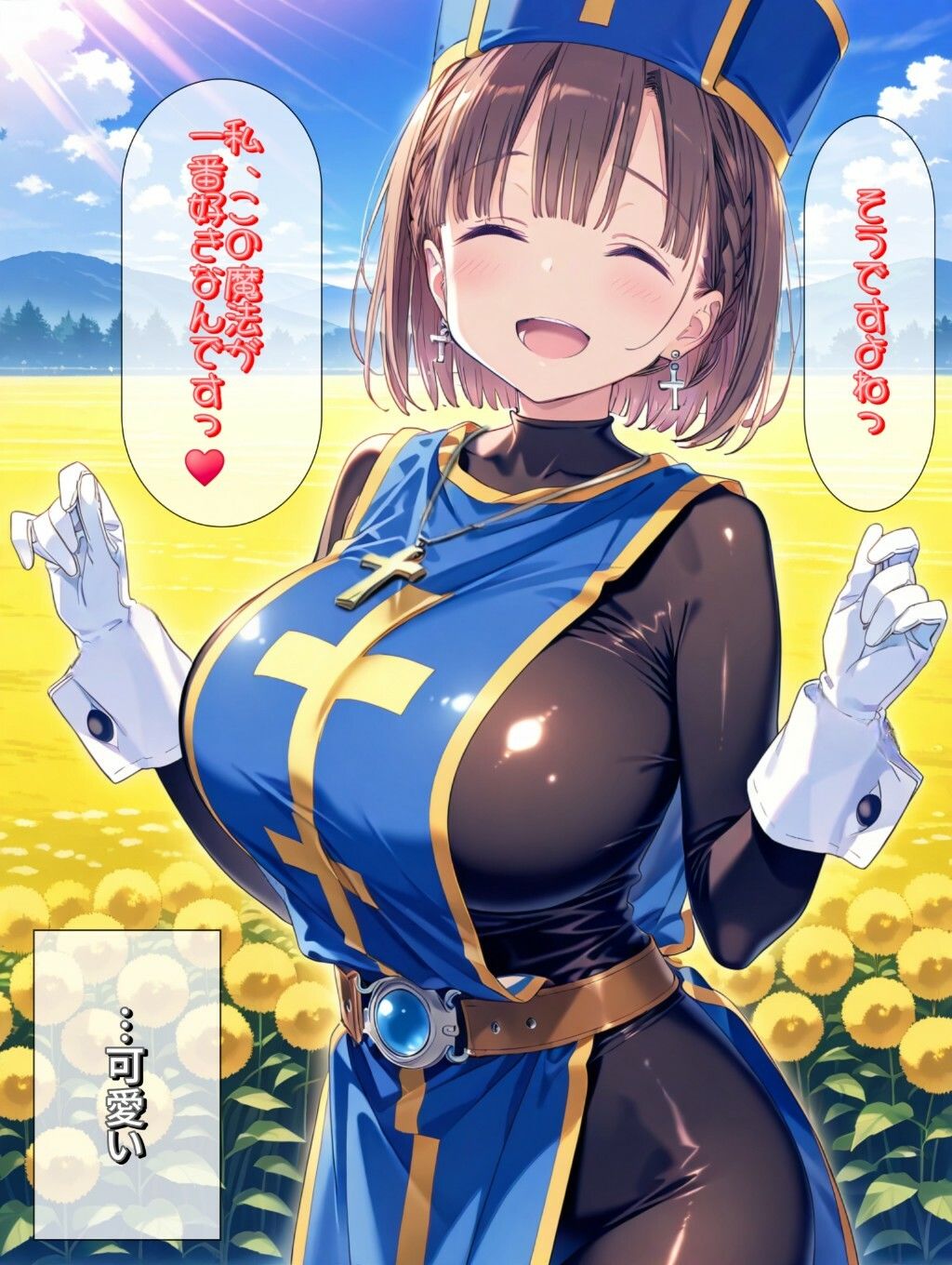 もしもエッチな水着を装備した僧侶があ○ちゃんだったら 画像6