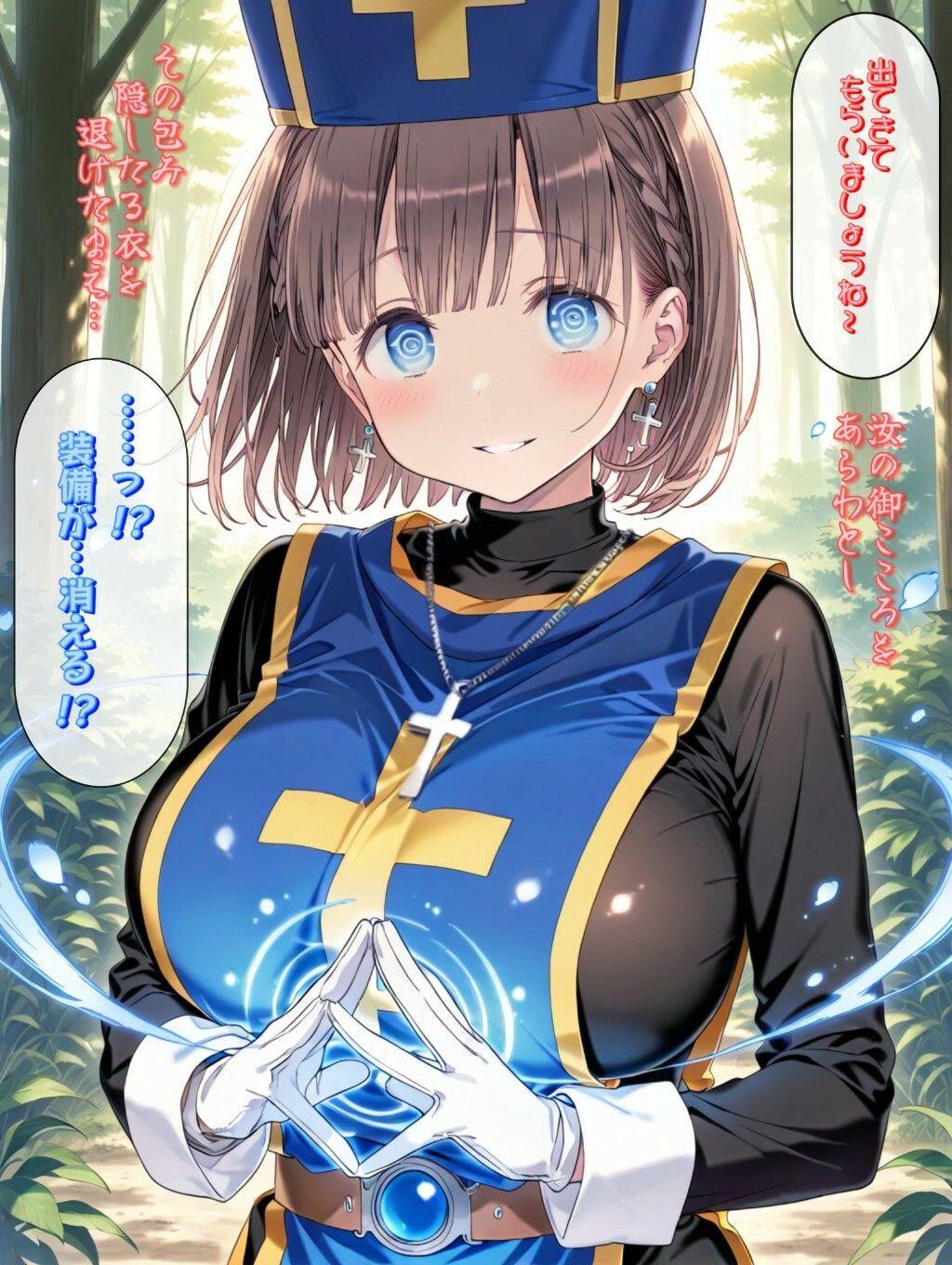 もしもエッチな水着を装備した僧侶があ○ちゃんだったら 画像9