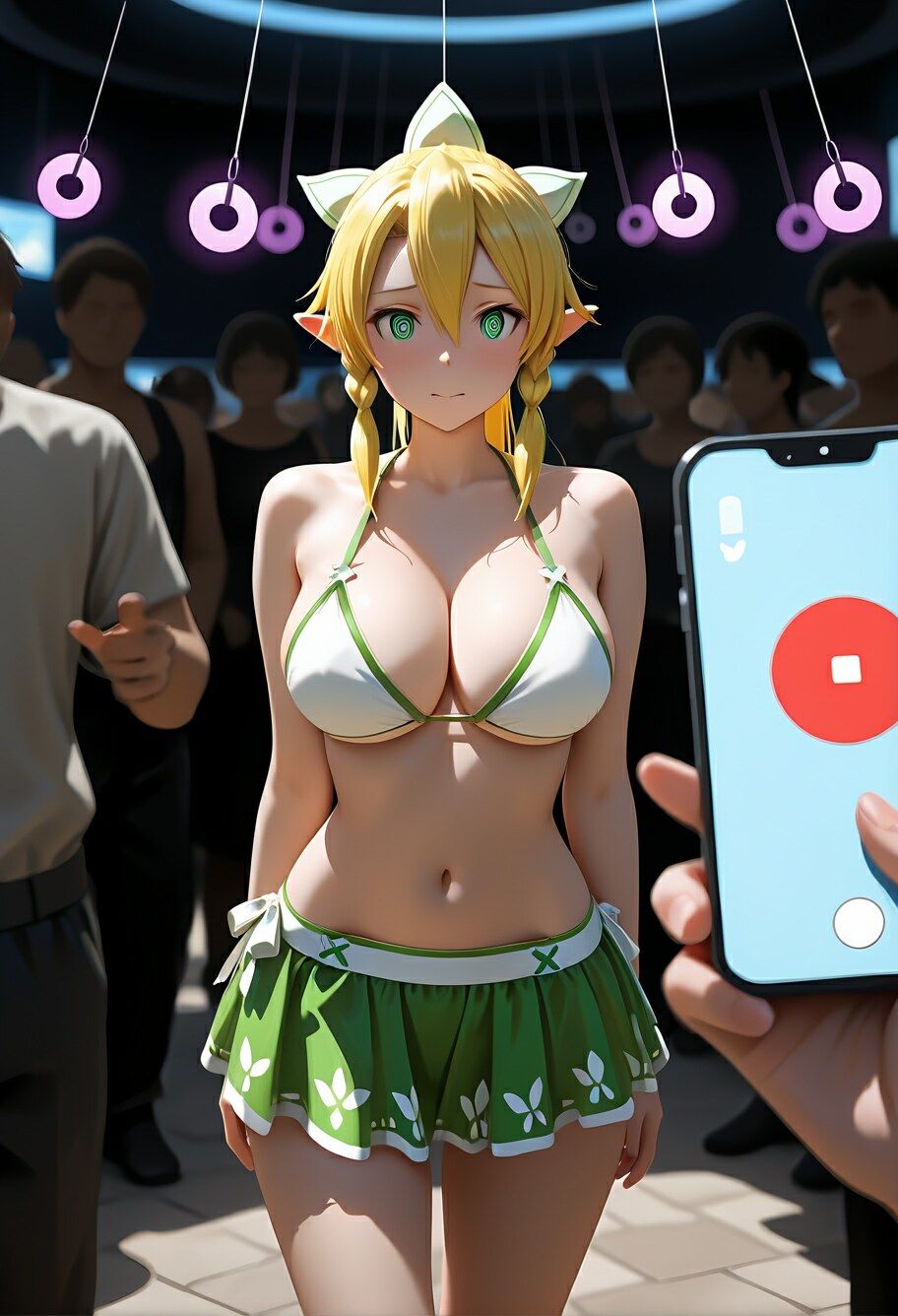 リー〇ァ 海辺の催●撮影会 〜チラ見せ誘惑にもう我慢できない〜4