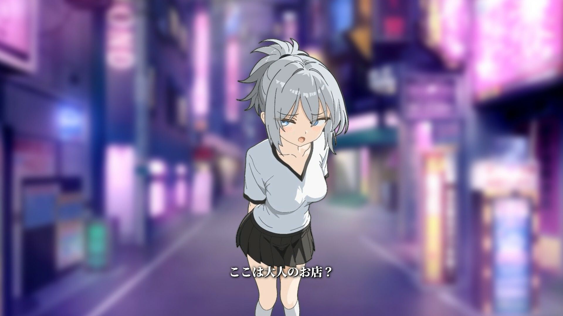 【Live2Dアニメ】アダルトショップ前で出会った自称大人の少女と一緒に買って遊ぶことになった… 画像2