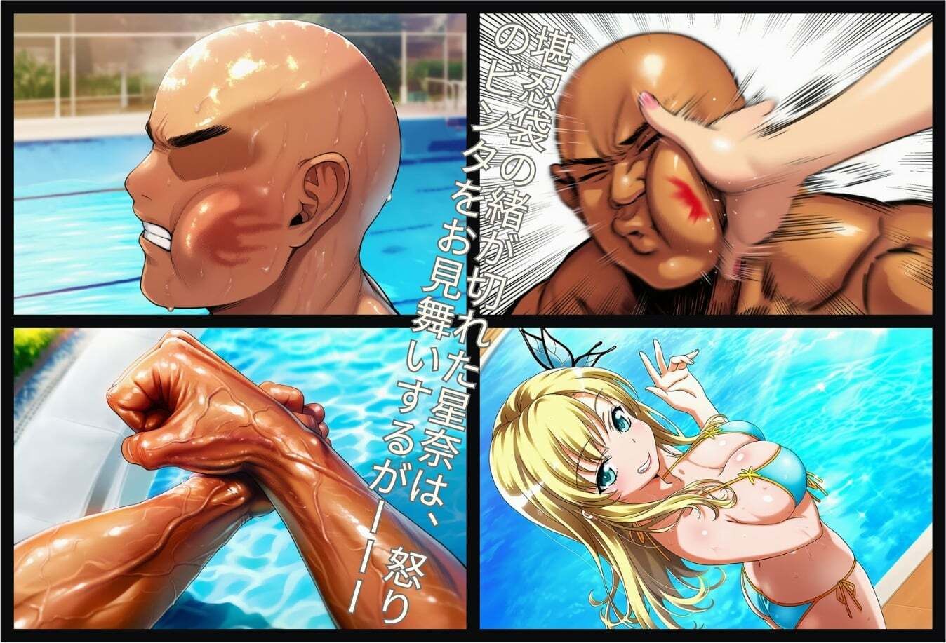 ナンパ  逆恨み  〜生意気金髪お嬢様、逆恨みナンパ男に復讐される〜 画像3