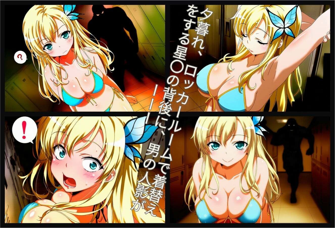 ナンパ  逆恨み  〜生意気金髪お嬢様、逆恨みナンパ男に復讐される〜 画像4