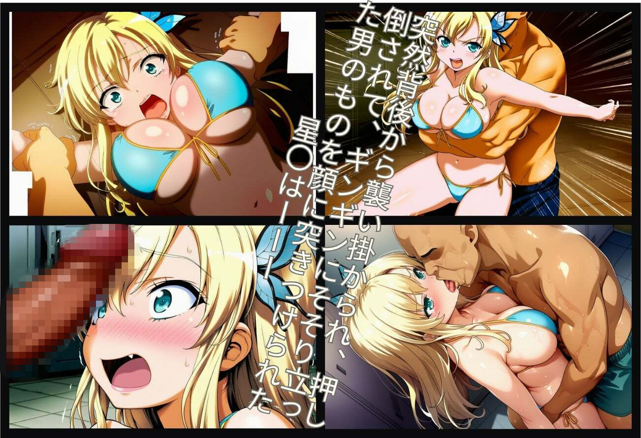 ナンパ  逆恨み  〜生意気金髪お嬢様、逆恨みナンパ男に復讐される〜 画像5