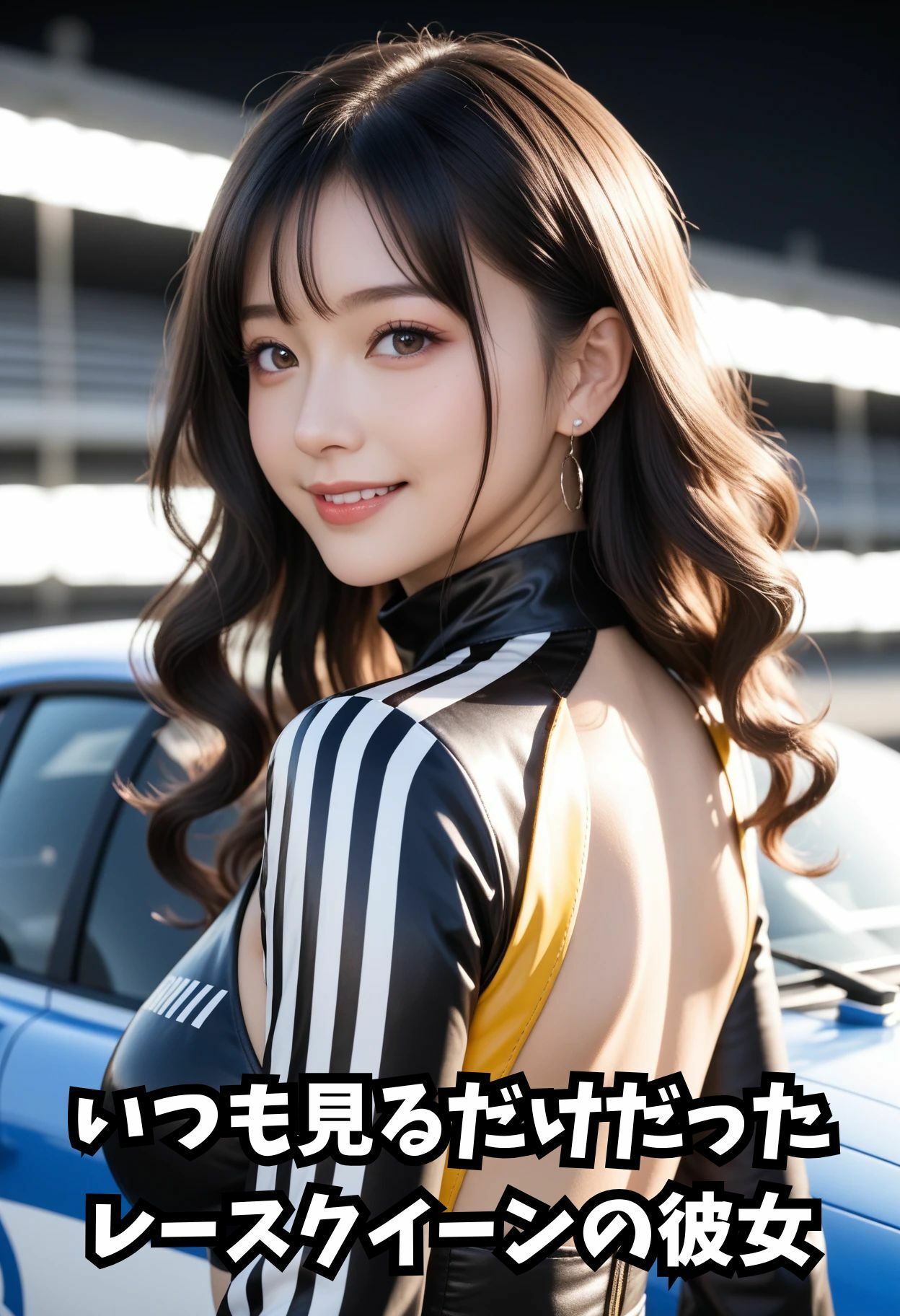 巨乳レースクイーンの密着おま〇こ誘惑  200枚完全収録 画像1