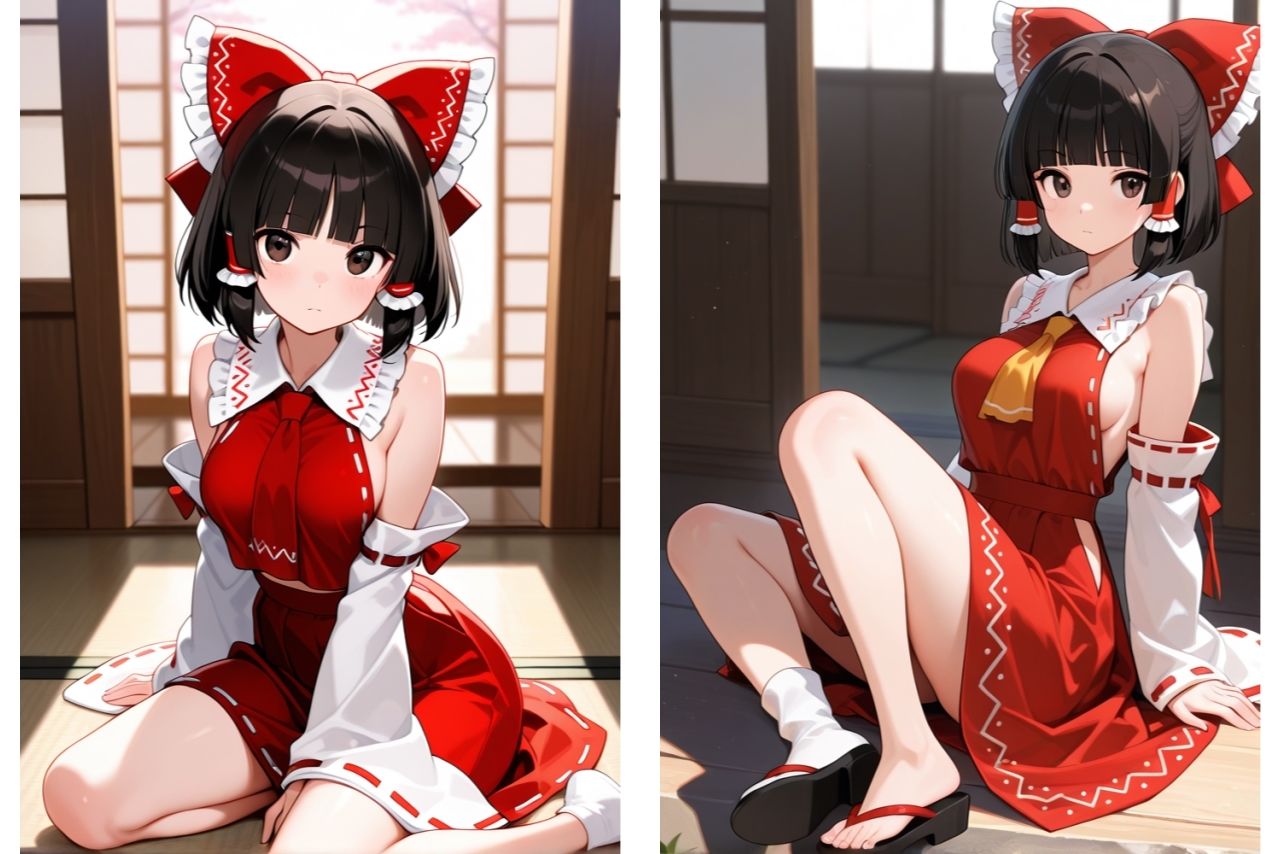 博麗霊夢の妊娠するまでのCG集500枚 画像2