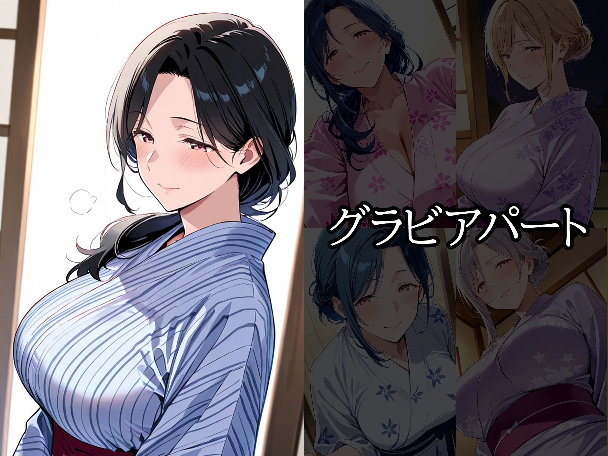 人妻 × 浴衣  〜汗ばむ浴衣の誘惑〜 画像2