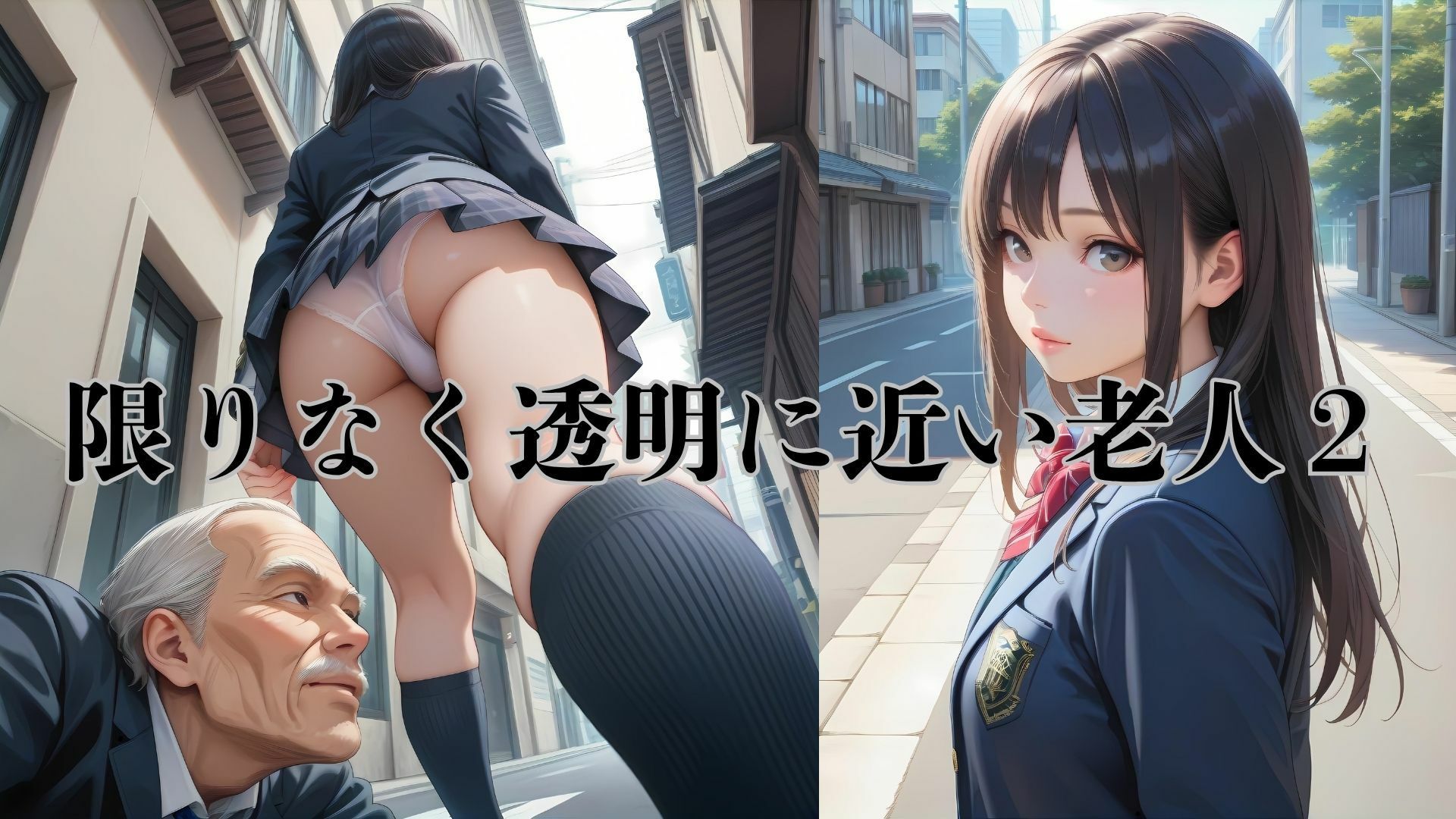 AIイラストストーリー『限りなく透明に近い老人2』 サンプル1