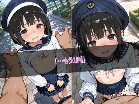 つるぺた3人娘公園でおじさんにされたいけない事の記録_8