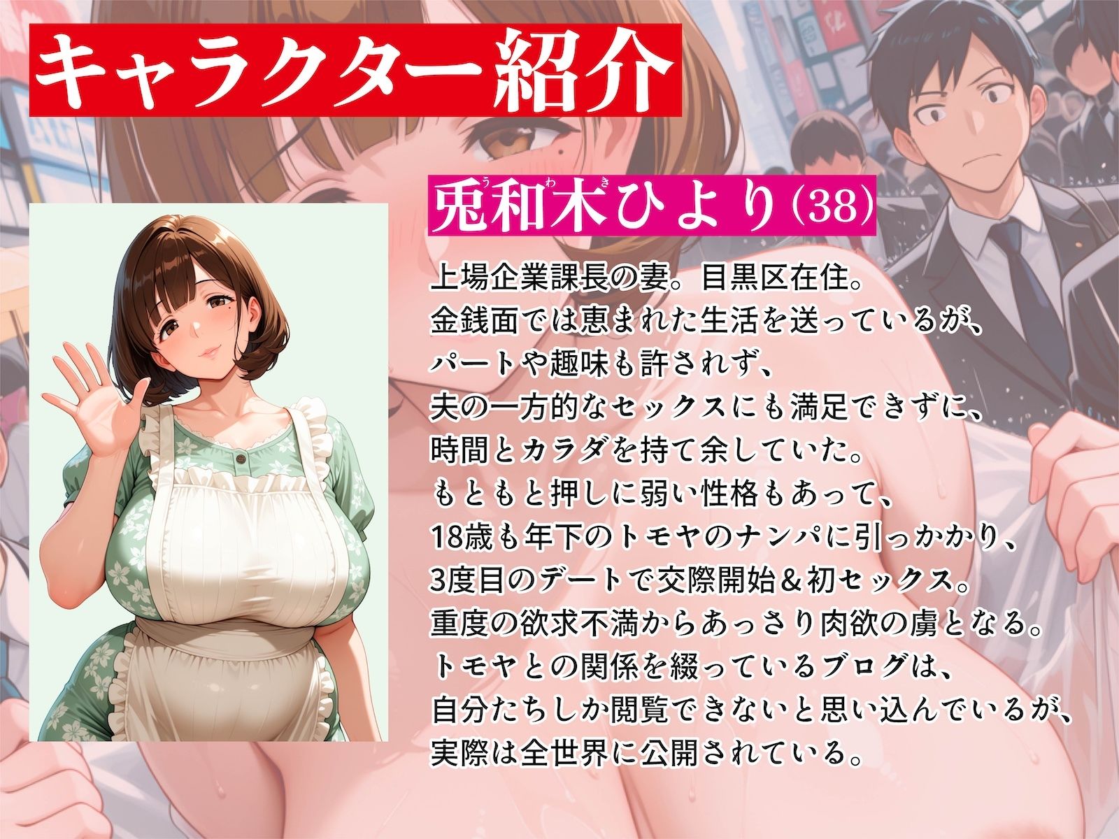 Kカップ人妻（38）、不倫露出で破滅確定 画像2
