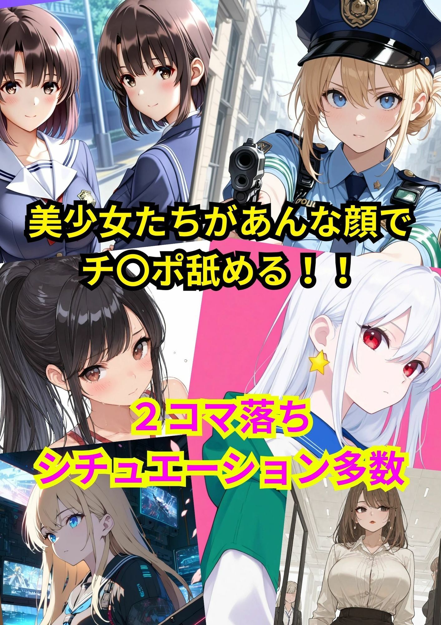 美少女おち〇ぽチンカス処理2コマ堕ちCG集 画像2