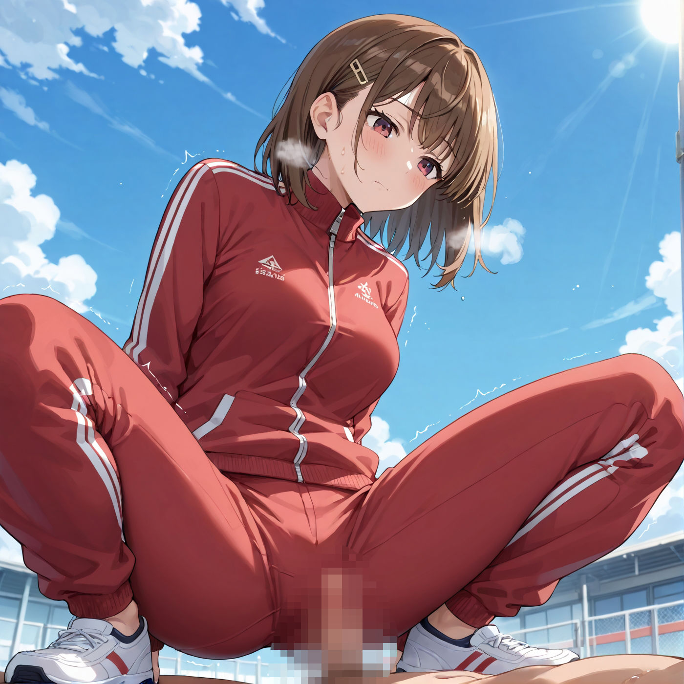 学園性活!ユニフォームに滲む汗 テニス部の本気がエロい5【汗かく美少女の厳選CG370枚収録】 画像7