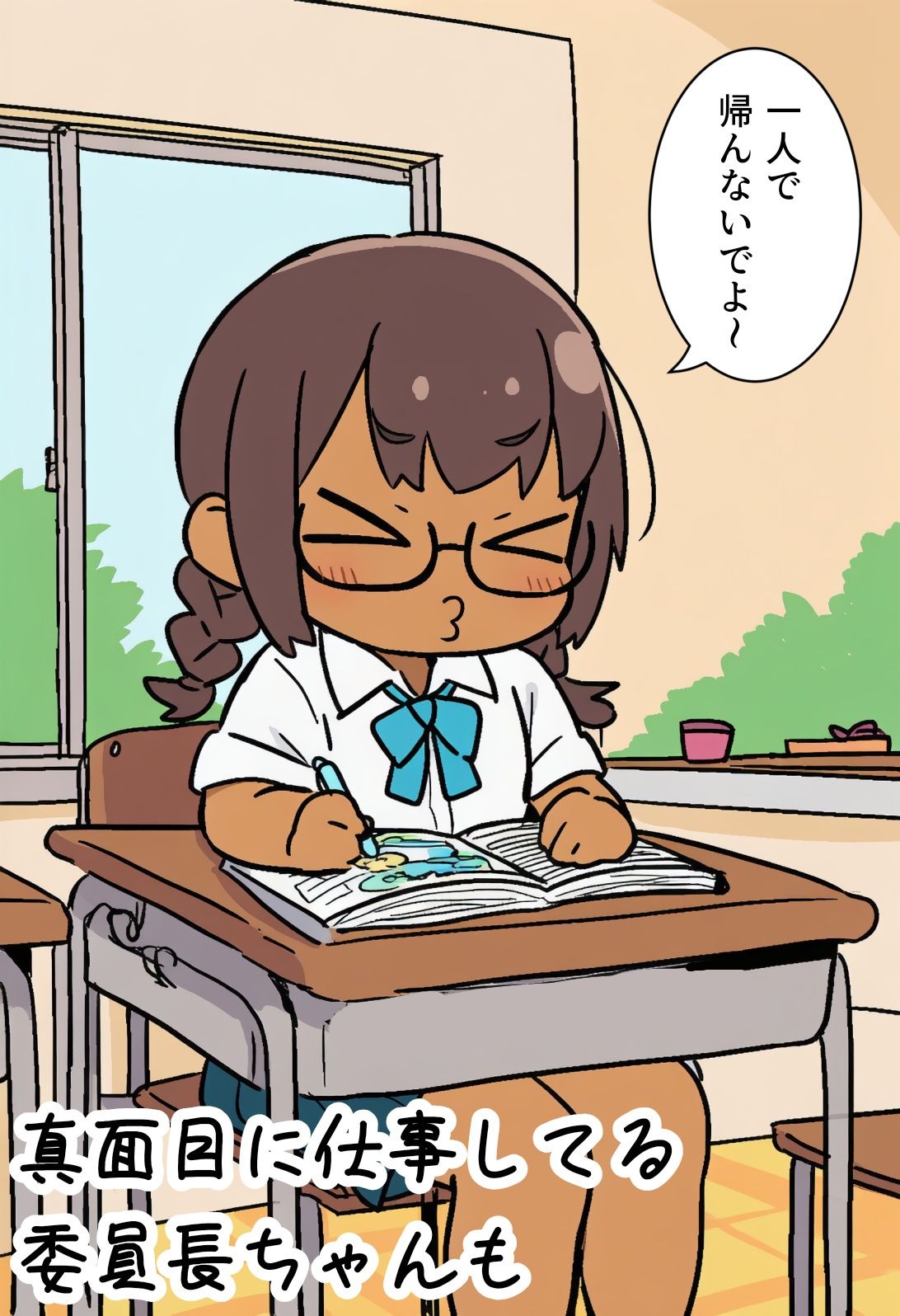 気の強い先輩ちゃんも押してみたら案外チョロいんだね！_6