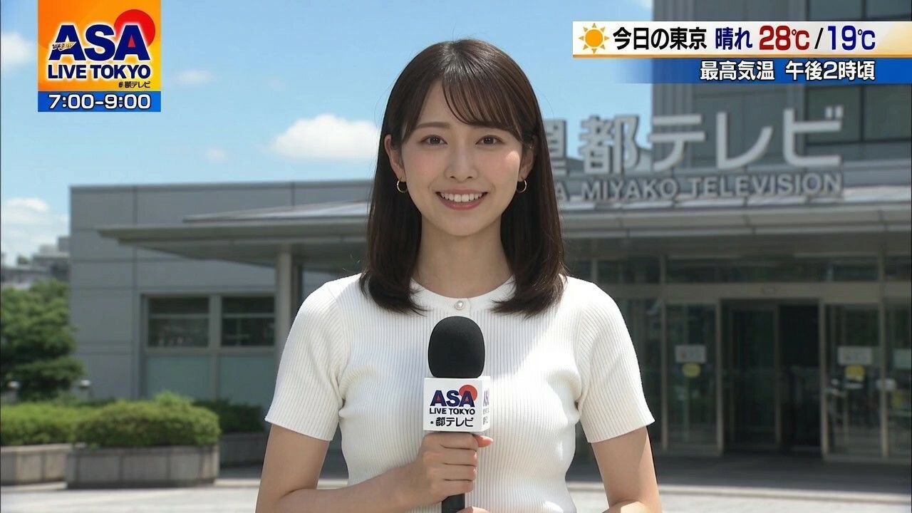 【女子アナ60人】生中継で突然服を破られておっぱい丸出し！！パニック！！ サンプル4