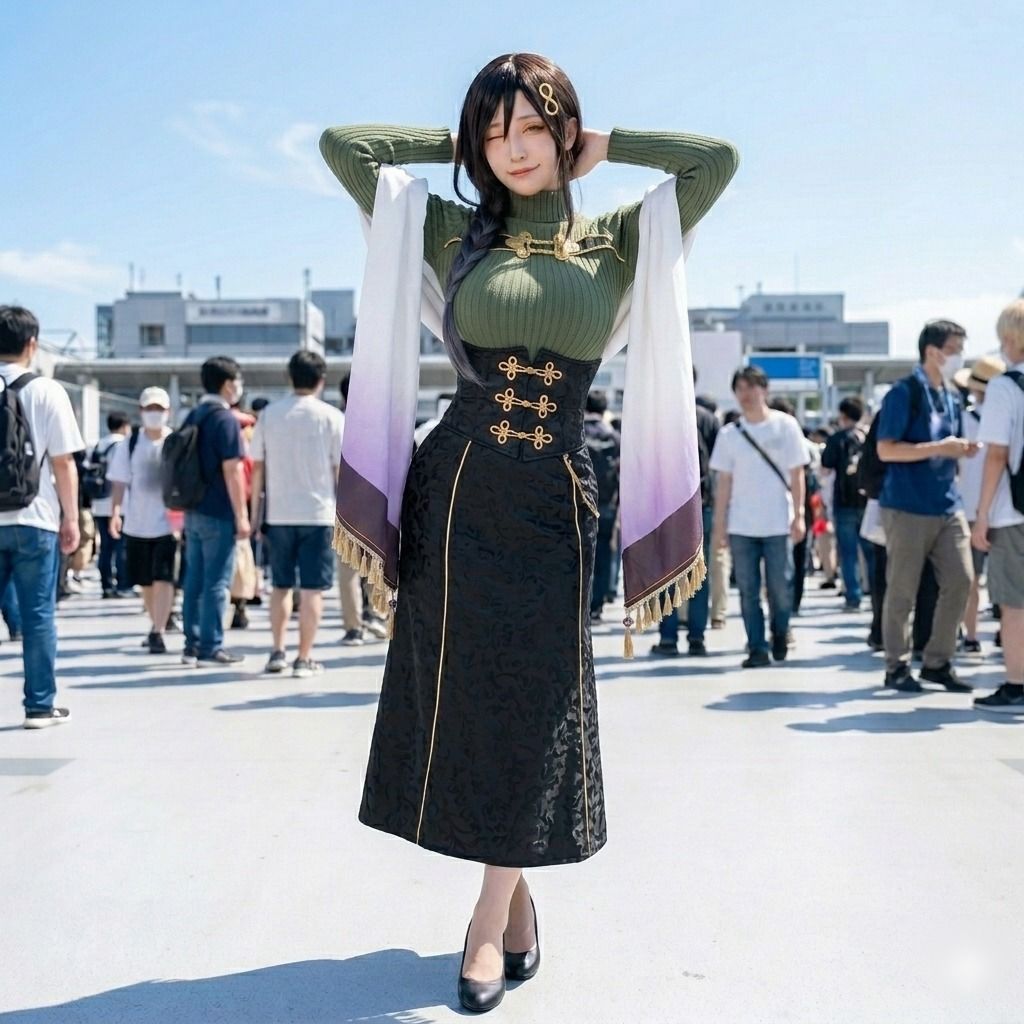 【脱衣コス】白〇巴/に〇さんじ 写真集 グラビア サンプル7
