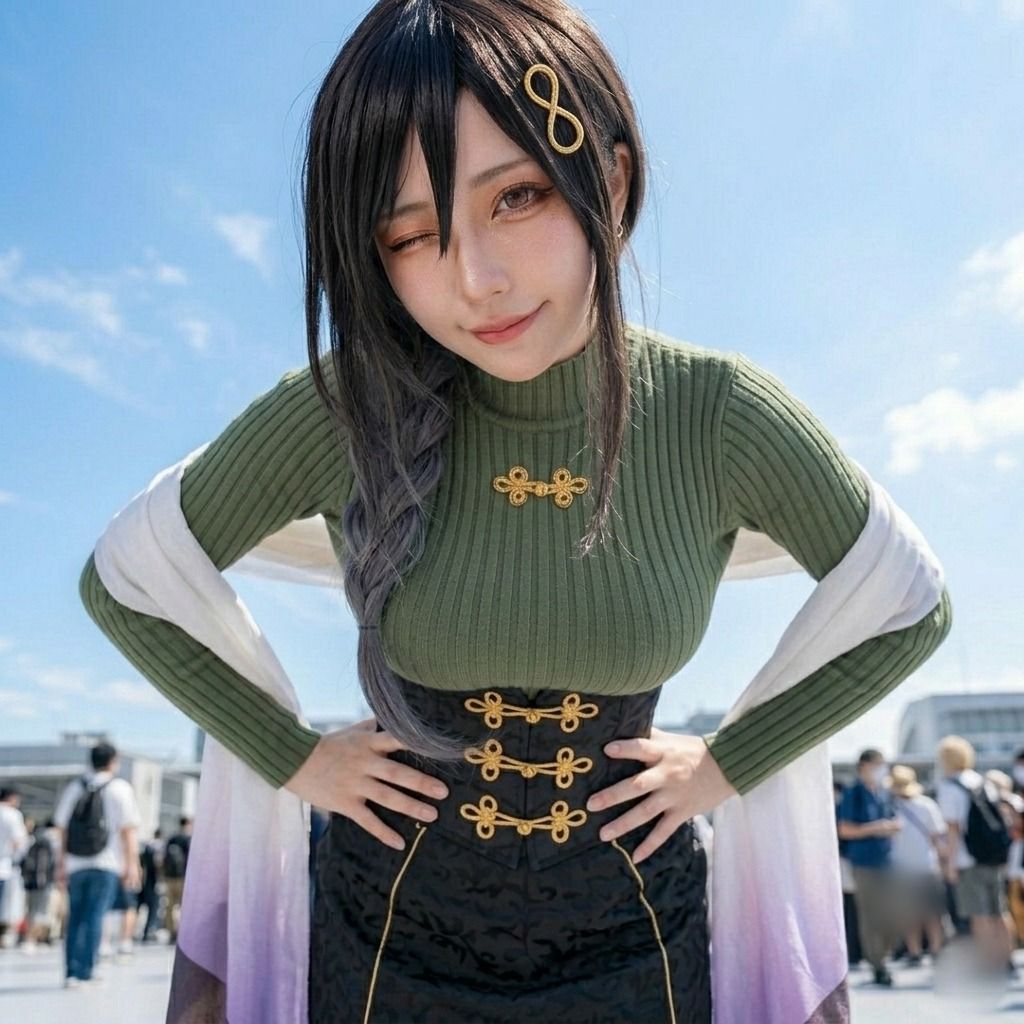 【脱衣コス】白〇巴/に〇さんじ 写真集 グラビア サンプル9